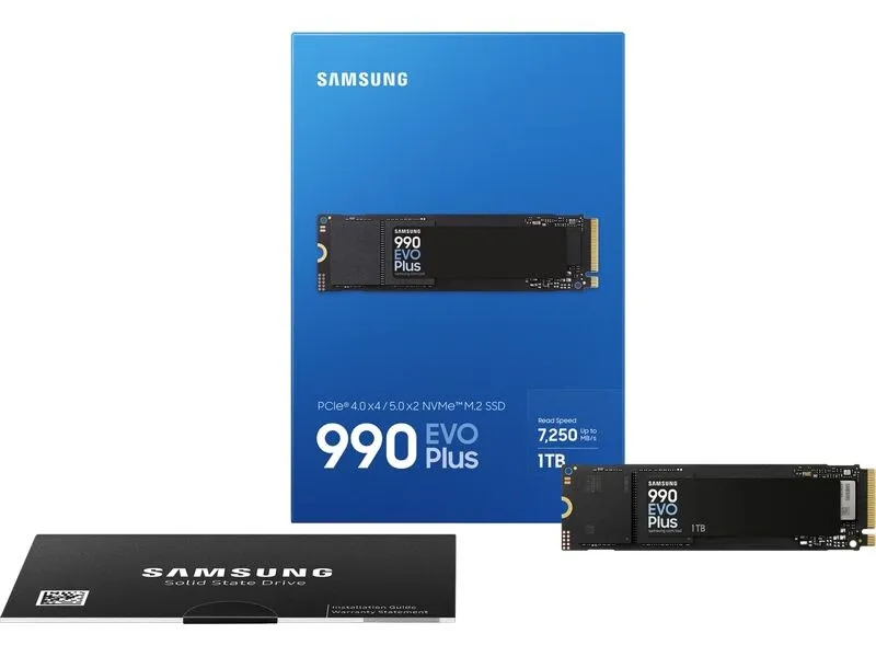 Samsung SSD 990 EVO Plus NVMe M.2 2280 NVMe 1000 GB Samsung SSD 990 EVO Plus NVMe M.2 2280 NVMe 1000 GB
