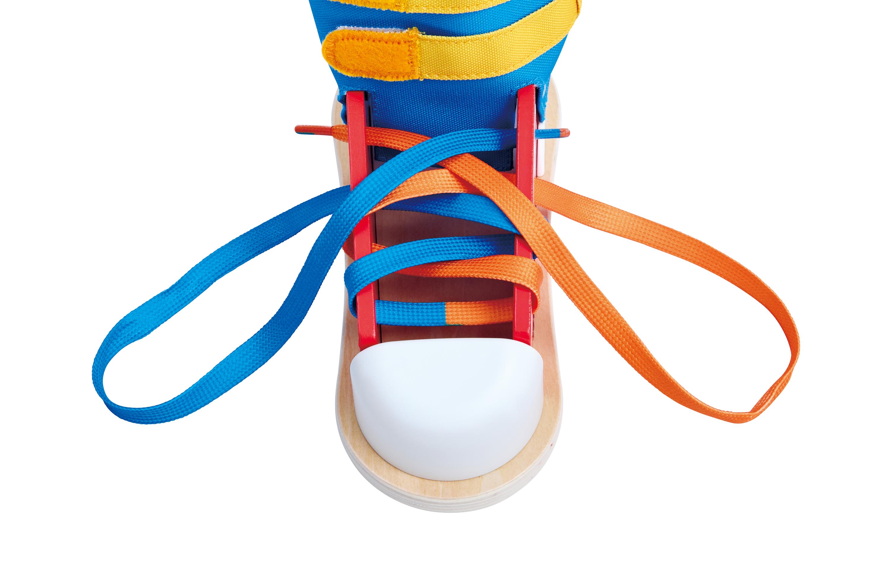 Hape Beschäftigungsspielzeug Lacing Shoes