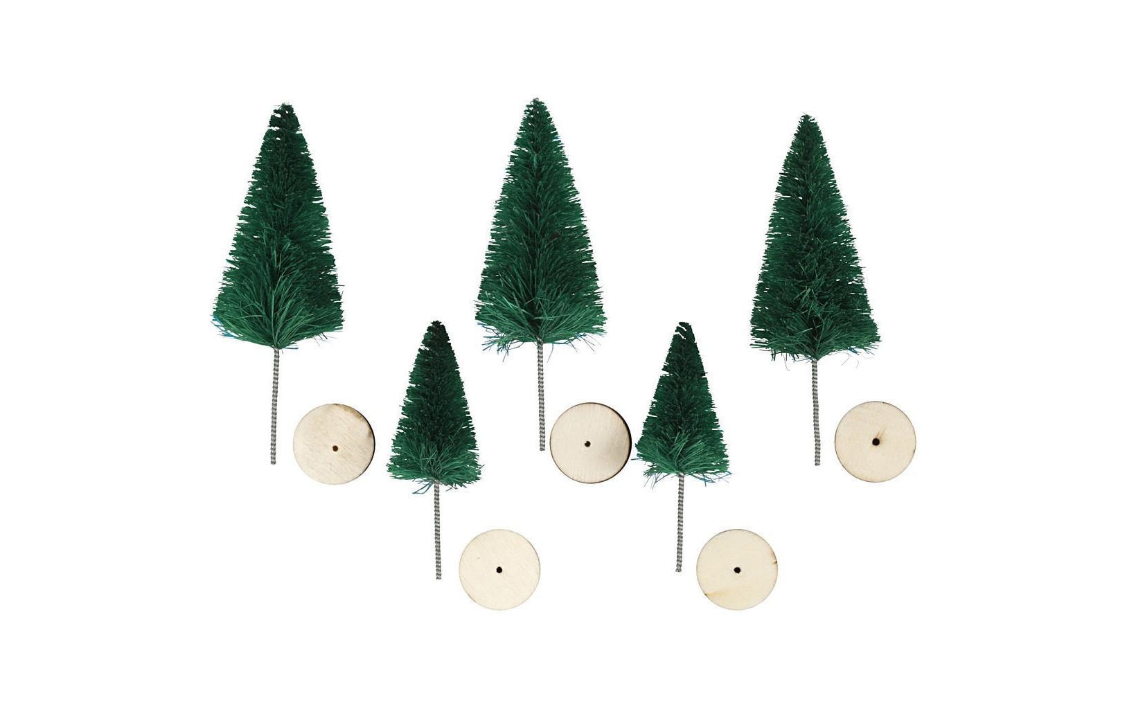 Creativ Company Aufsteller Weihnachtsbäume, Mini