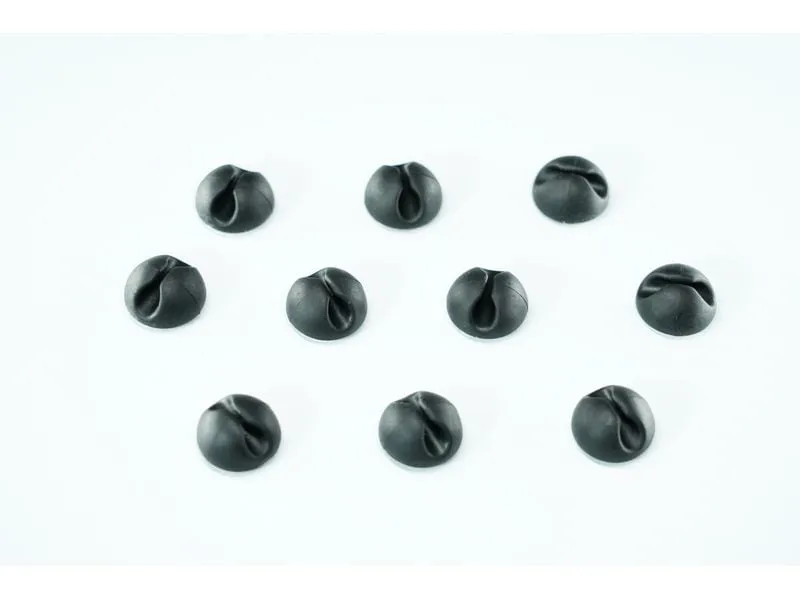 Schönenberger Beans Kabelhalterungen, Ø 15 mm, Schwarz Schönenberger Beans Kabelhalterungen, Ø 15 mm, Schwarz