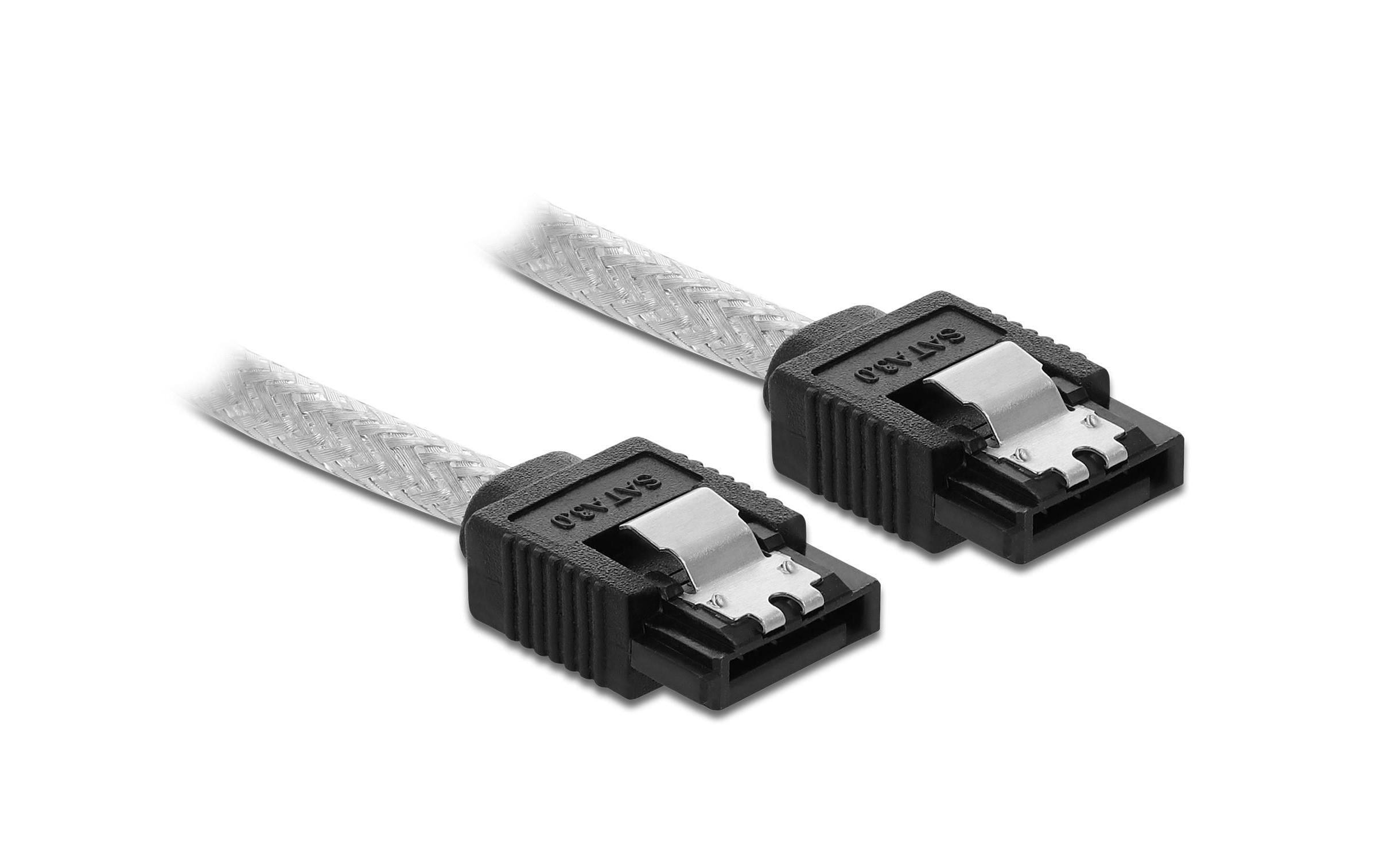 Delock SATA3-Kabel 70 cm, transparent Delock SATA3-Kabel 70 cm, transparent