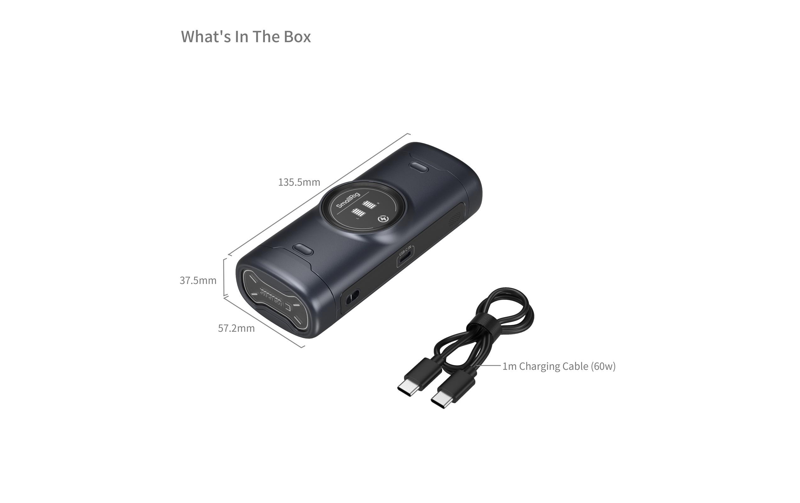 Smallrig Ladegerät tragbar für 2x LP-E6P Akku