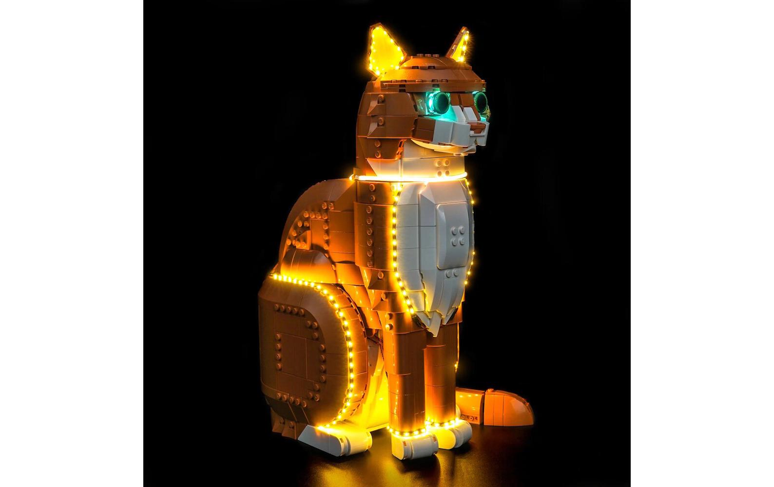 BrickBling LED-Licht-Set für LEGO® 21376 Katze
