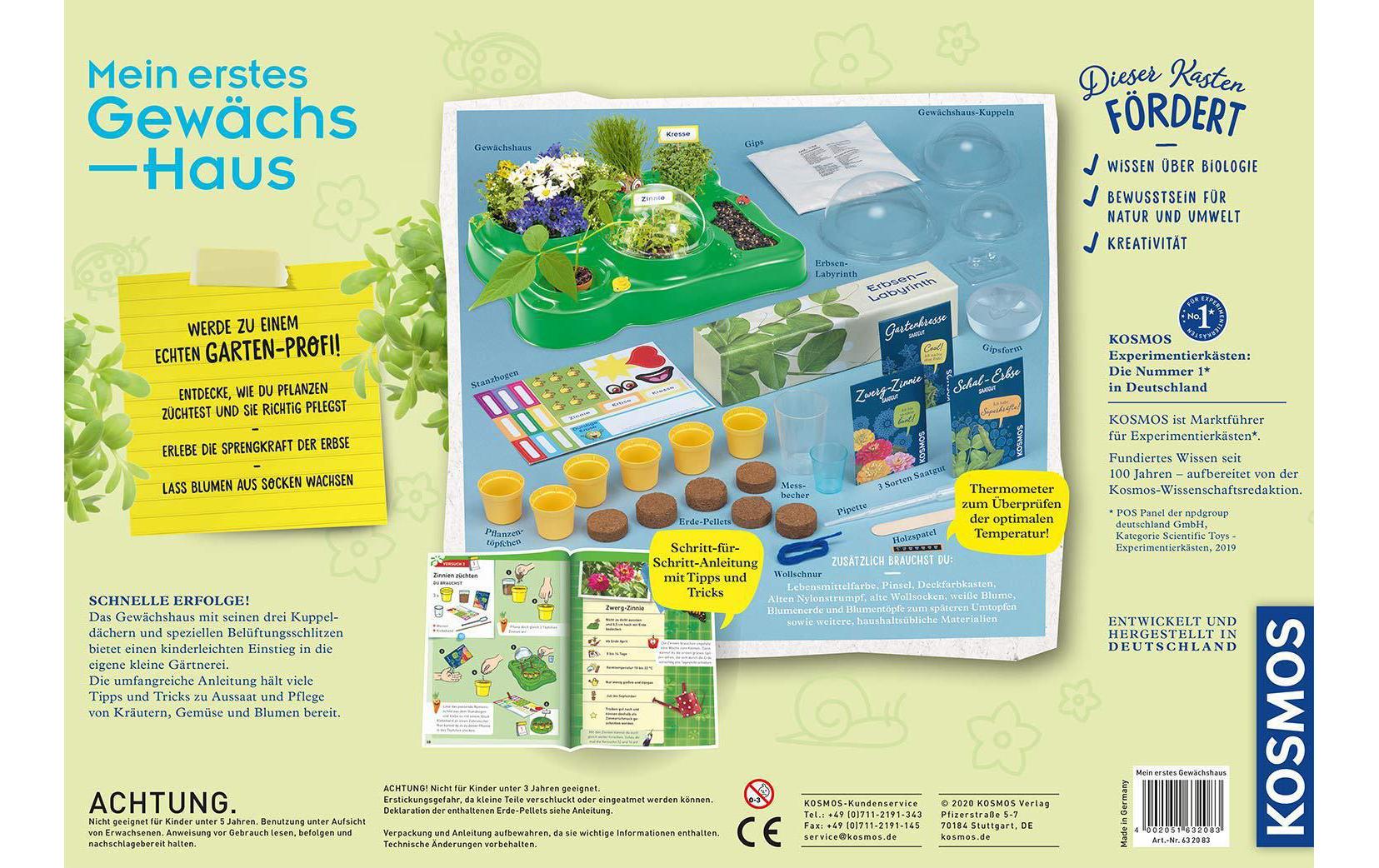 Kosmos Experimentierkasten Mein erstes Gewächshaus