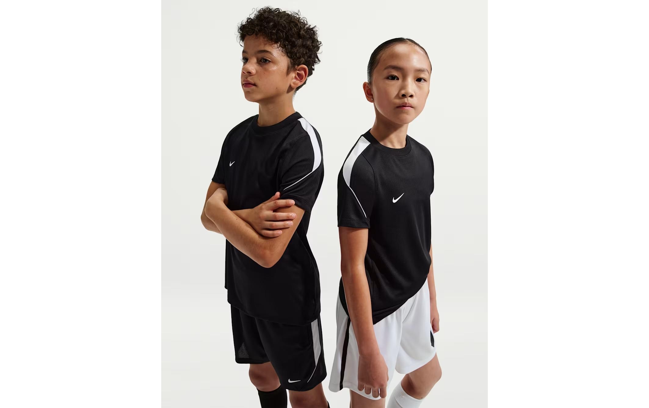 NIKE Fussballoberteil Strike Dri-FIT , Schwarz/Weiss