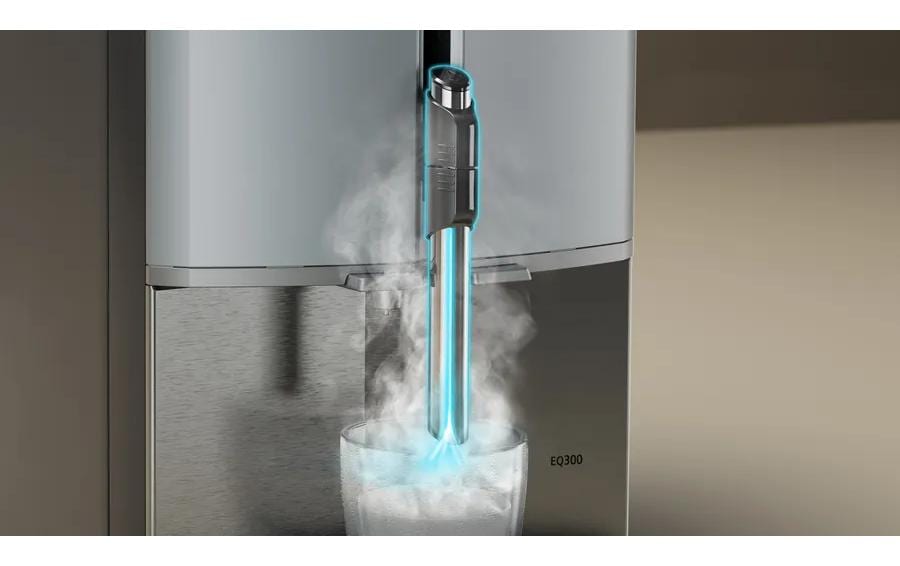 Siemens Kaffeevollautomat EQ 300 TF303E01 Schwarz, Silber