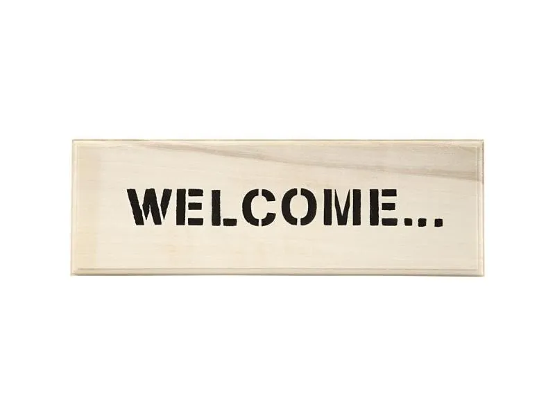 Creativ Company Holzartikel 10 x 30 cm Holzschild