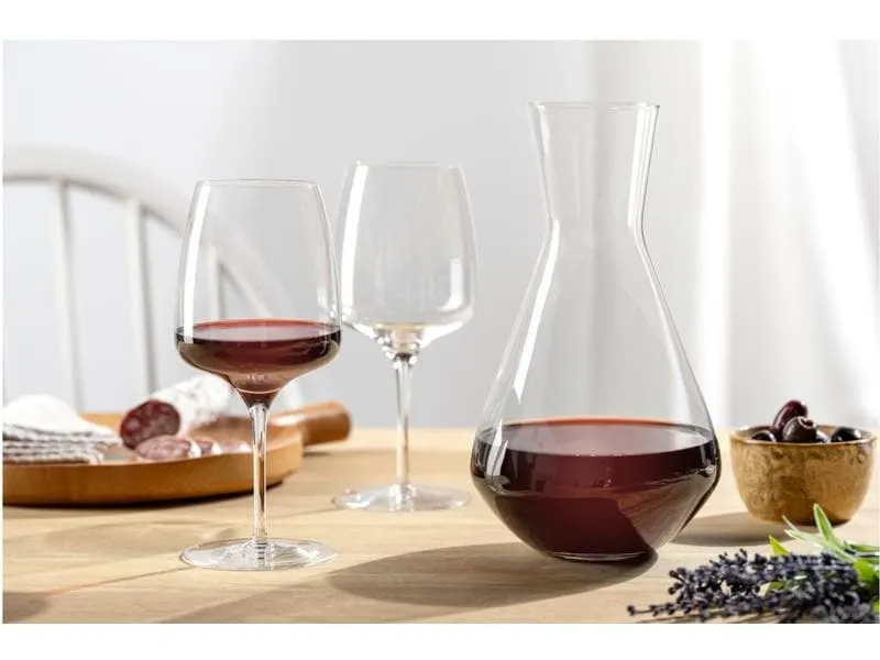 Leonardo Karaffe Cesti 1.2 l, 3-teilig, Grau/Transparent Leonardo Karaffe Cesti 1.2 l, 3-teilig, Grau/Transparent