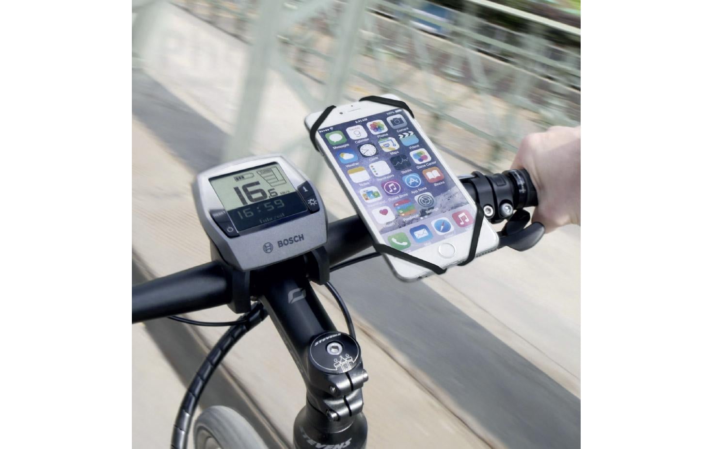Klick-Fix Fahrradmobiltelefonhalter Phone Pad mit Halter CADDY