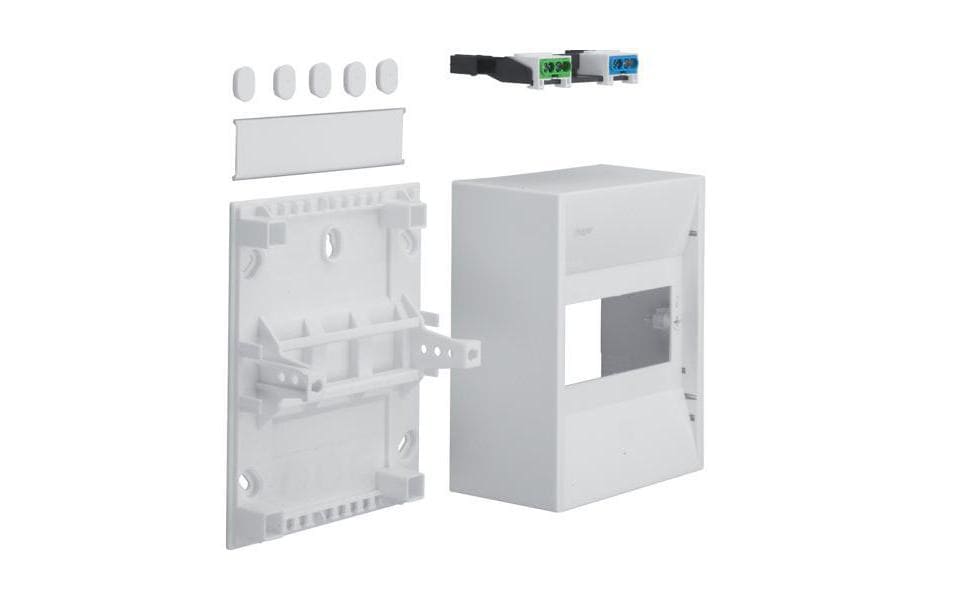 Hager Kleinverteiler Gamma, 6PLE IP30 1xPE 1xN Hager Kleinverteiler Gamma, 6PLE IP30 1xPE 1xN