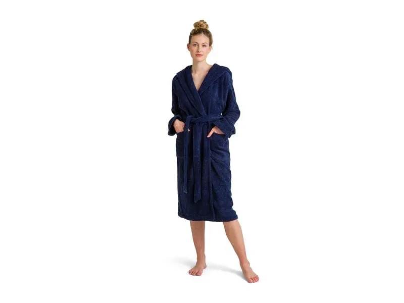 Möve Bademantel Superwuschel M, Blau