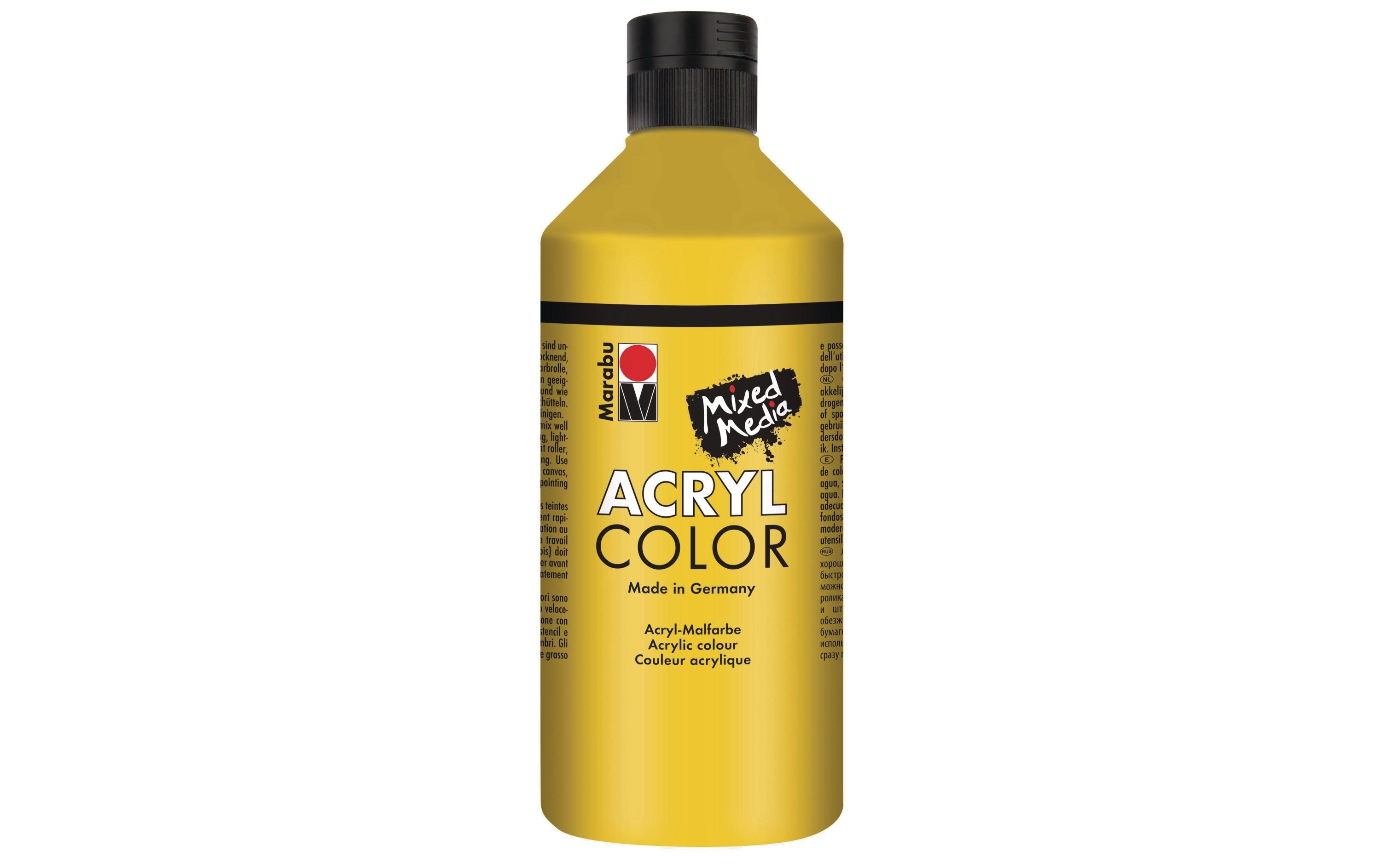 Marabu Acrylfarbe Acryl Color 500 ml Gelb