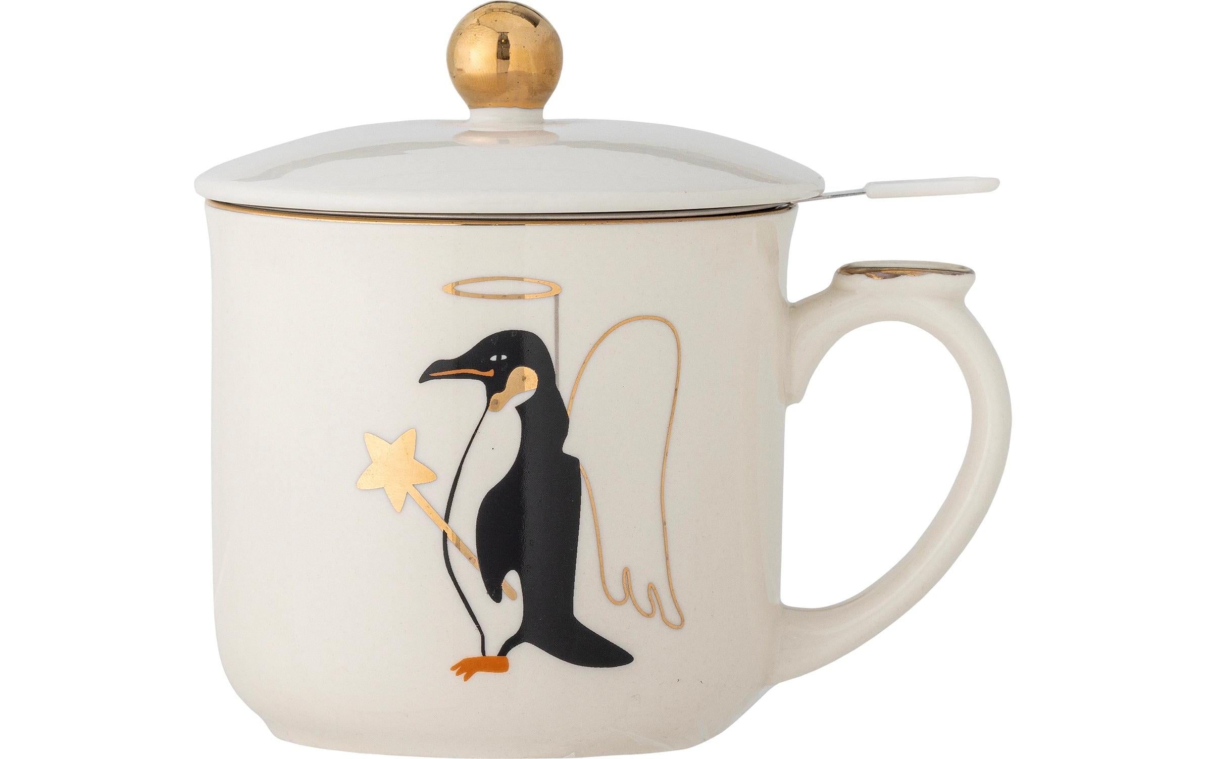 Bloomingville Tasse Valentin 300 ml, Gold/Weiss