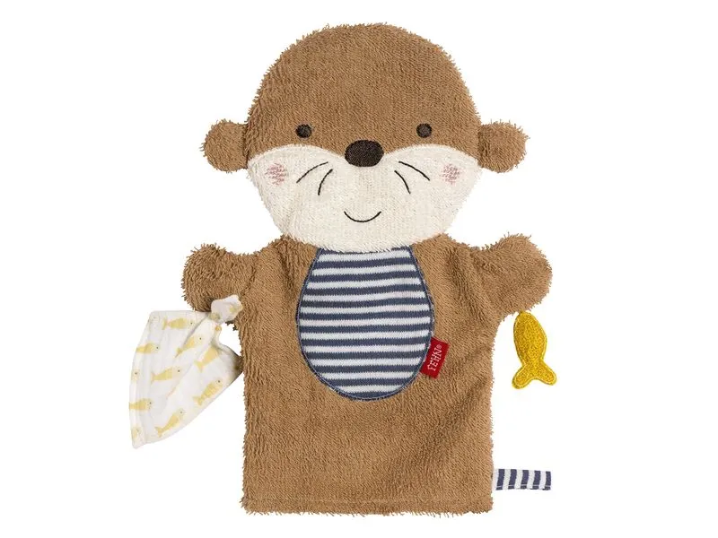 fehn Bade-Set «Otter Theo» Frottee, Musselin, mehrfarbig fehn Bade-Set «Otter Theo» Frottee, Musselin, mehrfarbig