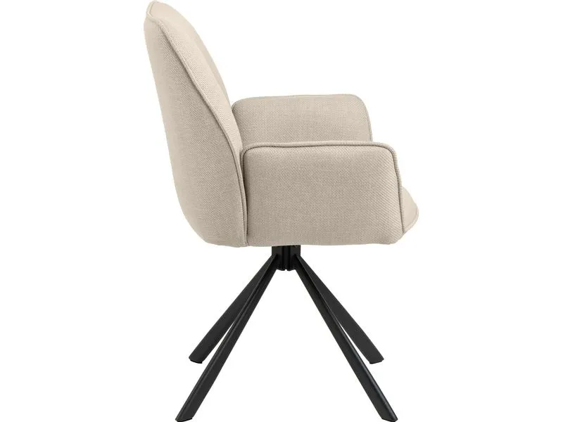 AC Design Stuhl Glenda, 2 Stück, Beige AC Design Stuhl Glenda, 2 Stück, Beige
