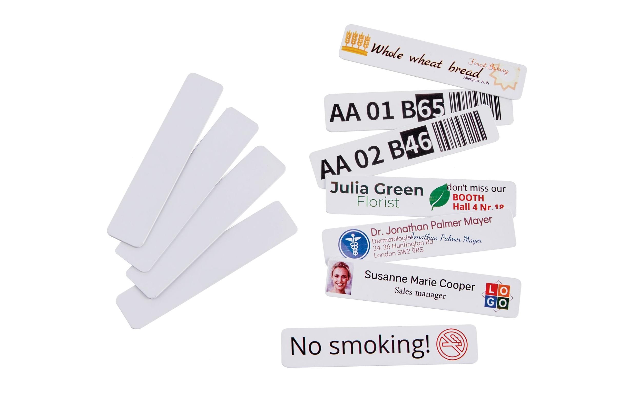 Colop Namensschild 80 x 18 mm, 50 Stück Colop Namensschild 80 x 18 mm, 50 Stück