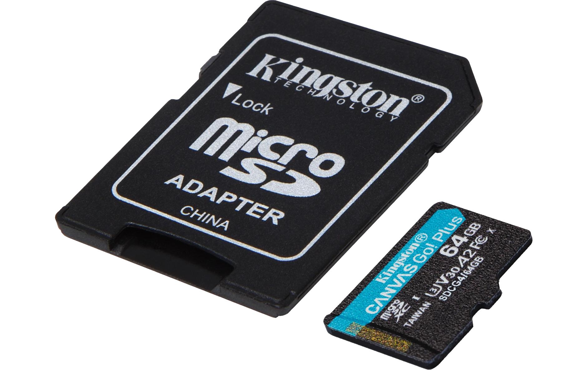 Kingston microSDXC-Karte Canvas Go! Plus 64 GB