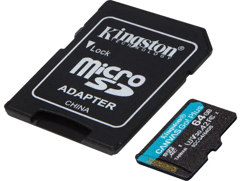 Kingston microSDXC-Karte Canvas Go! Plus 64 GB