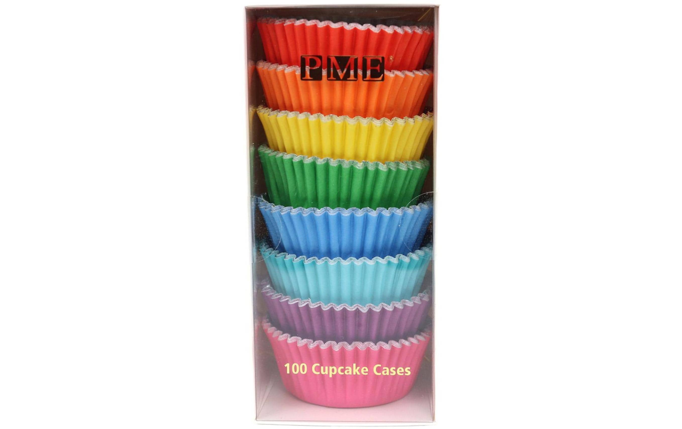 PME Cupcake Backform Set Regenbogen 100 Stück