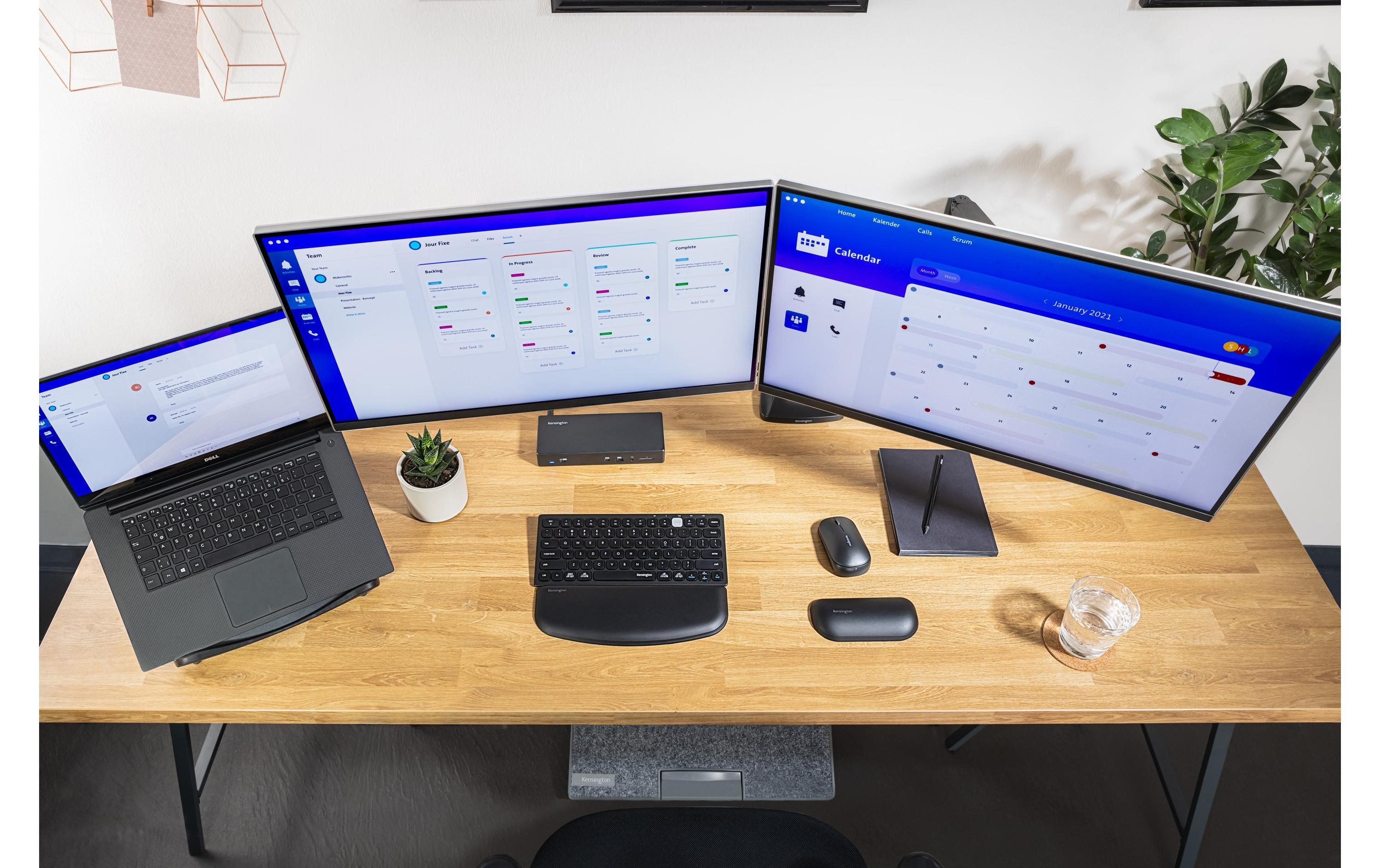 Kensington Tischhalterung SmartFit OneTouch Dual Schwarz