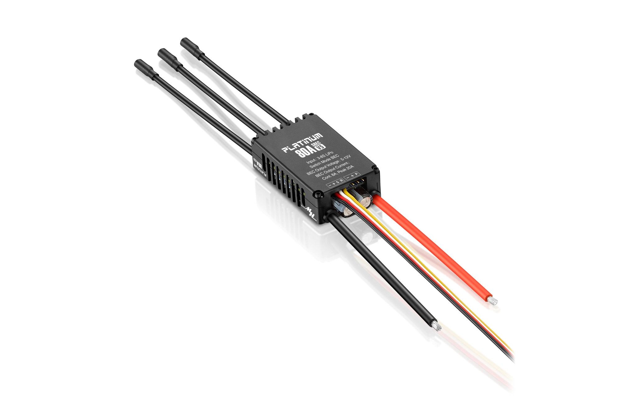 Hobbywing Brushless Regler Platinum Pro V5 80A 3-8S
