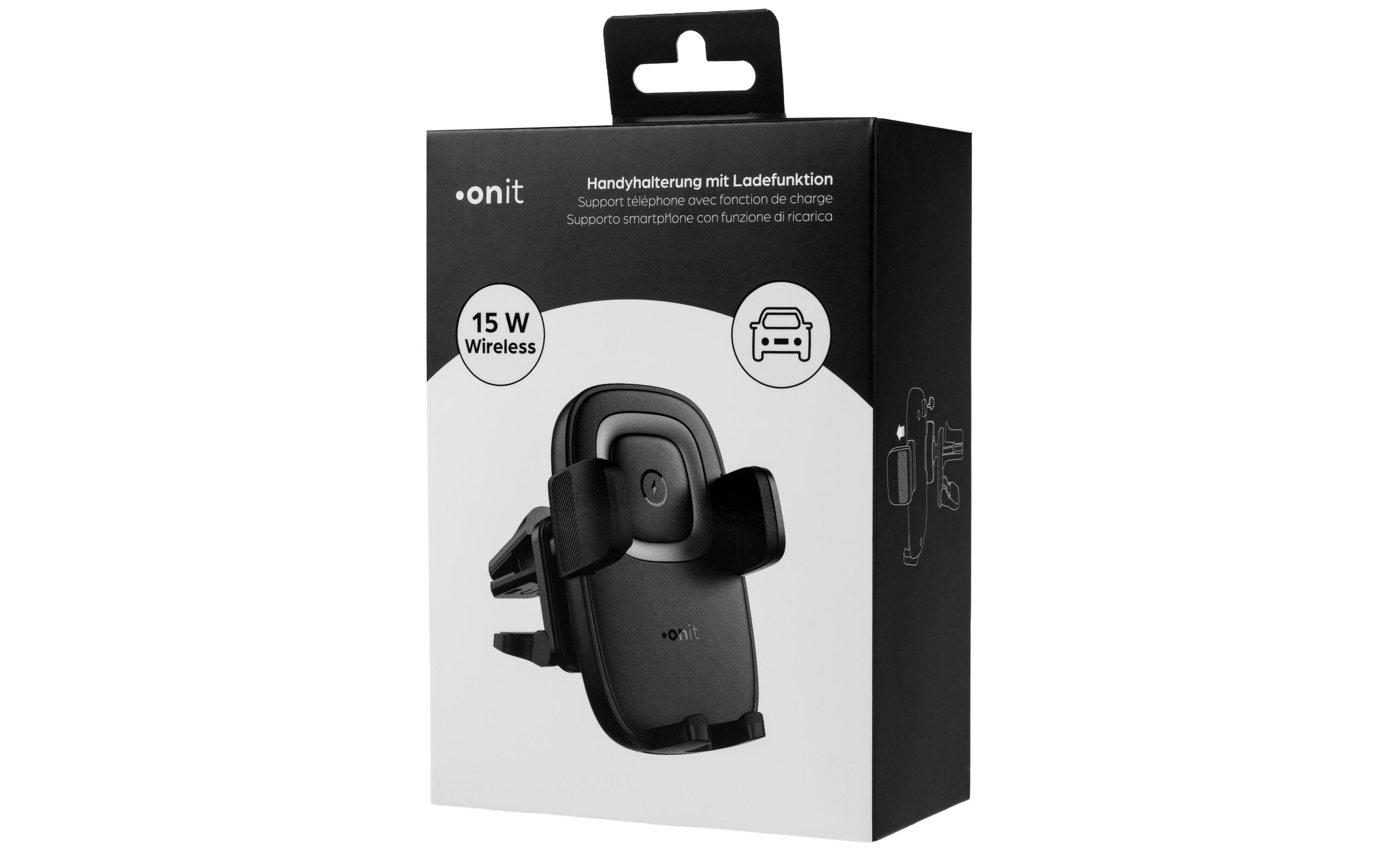onit Auto-Handyhalterung mit kabelloser Ladefunktion