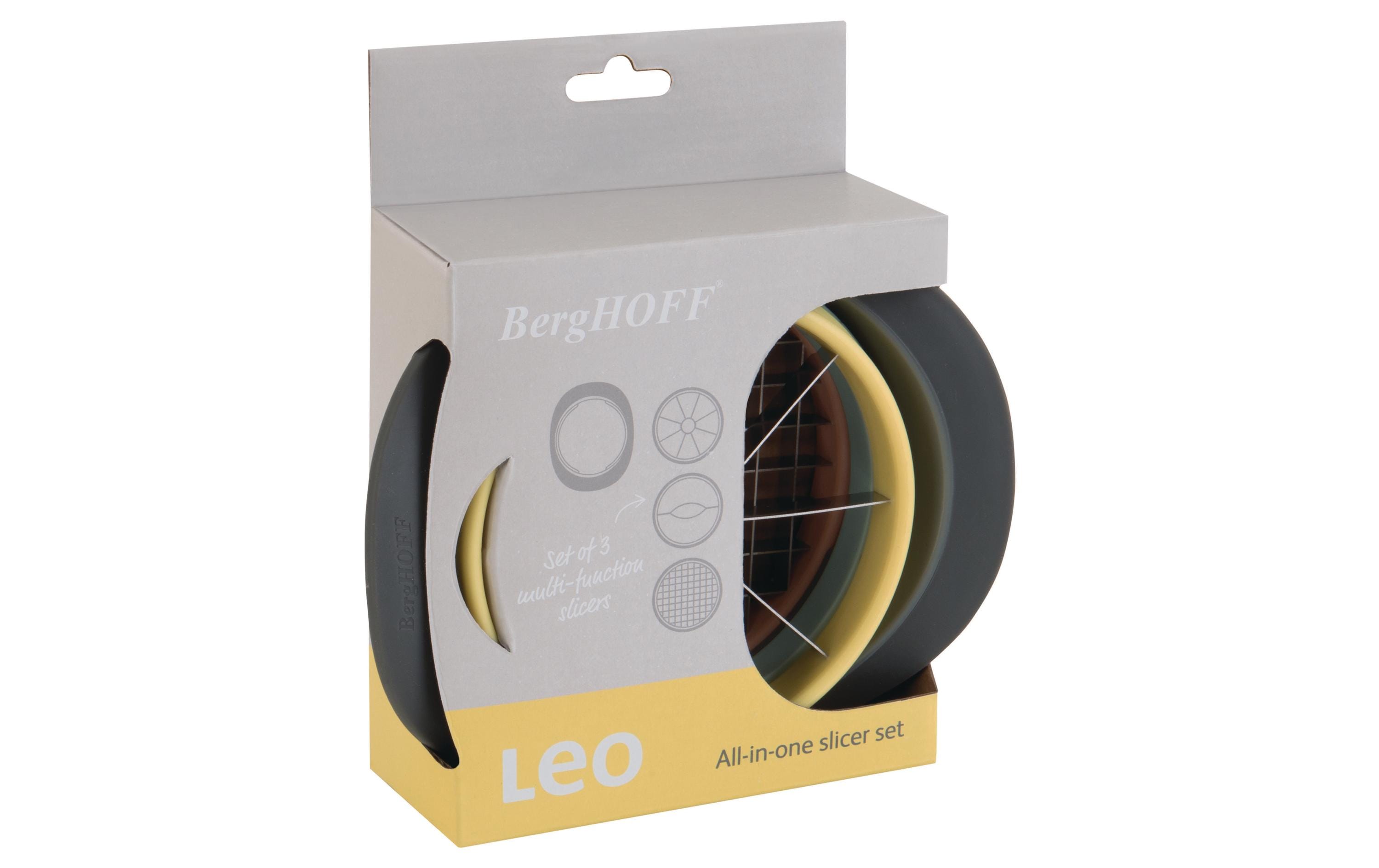 BergHOFF Gemüseschneider Leo Line 3 Stück, Mehrfarbig