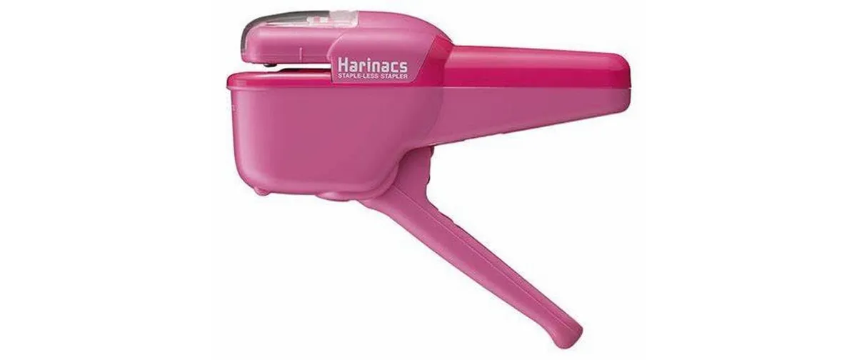 Harinacs Heftgerät Standard Klammerlos, 8 Blatt, Pink Harinacs Heftgerät Standard Klammerlos, 8 Blatt, Pink