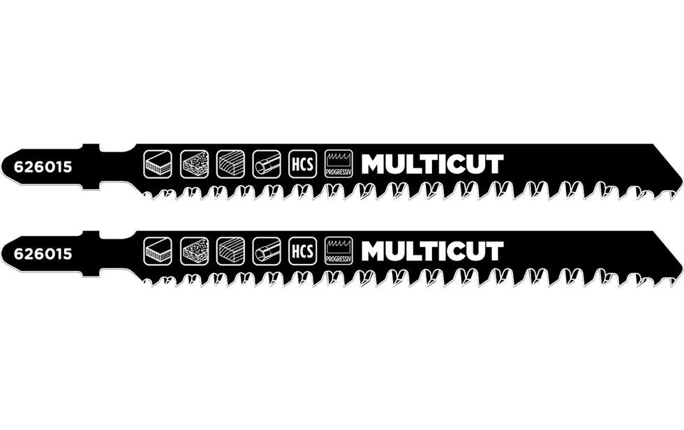 kwb Stichsägeblätter-Set Multicut HCS 2-tlg.