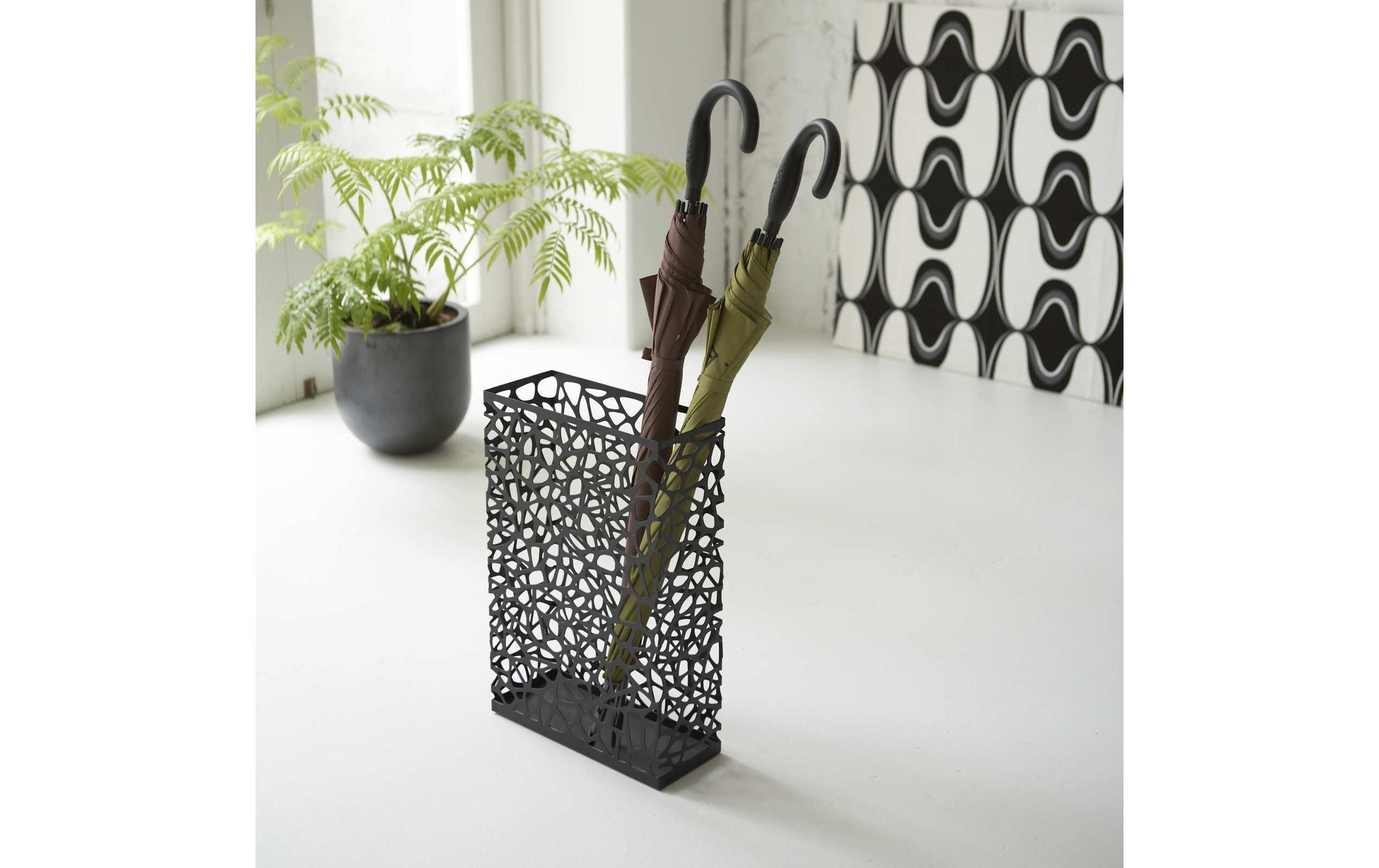Yamazaki Schirmständer Nest Wide Schwarz