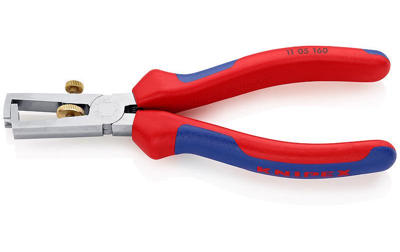 Knipex Abisolierzange 160 mm verchromt
