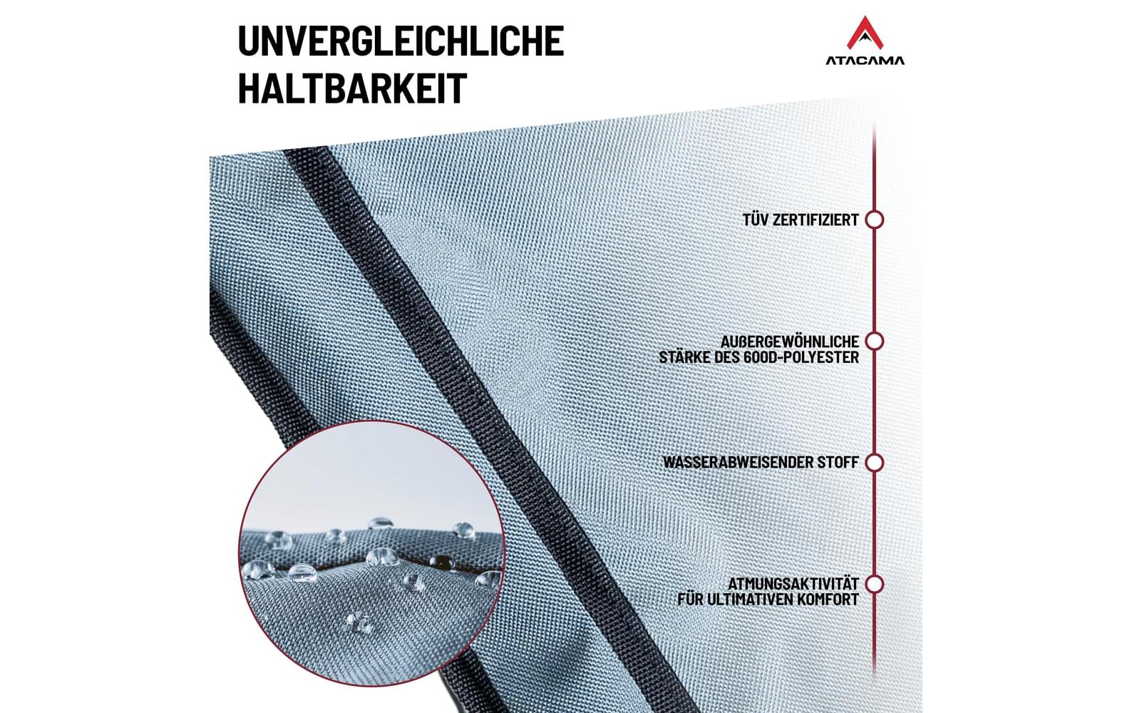 Atacama Campingstuhl Dunkelgrau