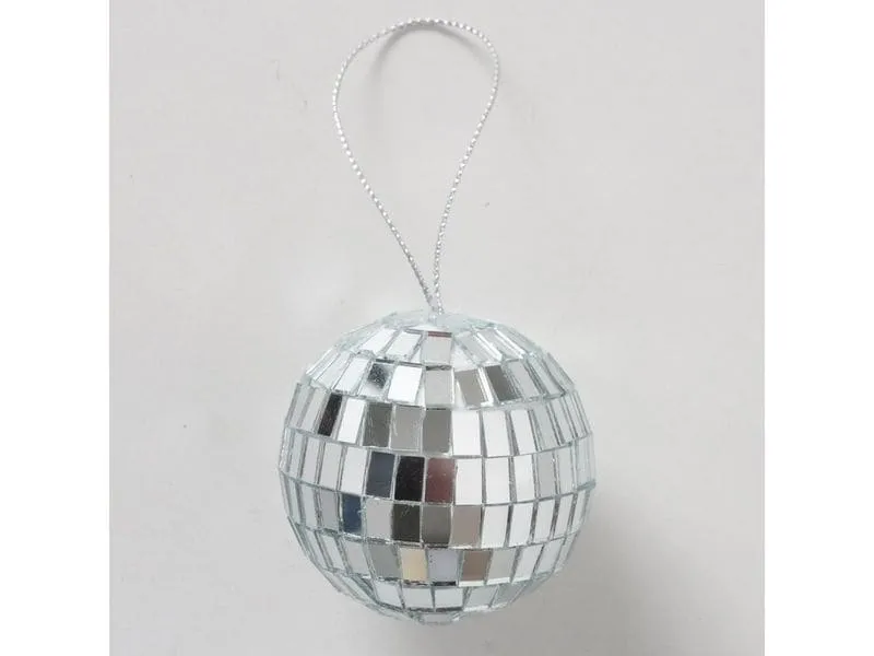 Boltze Weihnachtsschmuck Disco 6 Stück, Silber Boltze Weihnachtsschmuck Disco 6 Stück, Silber