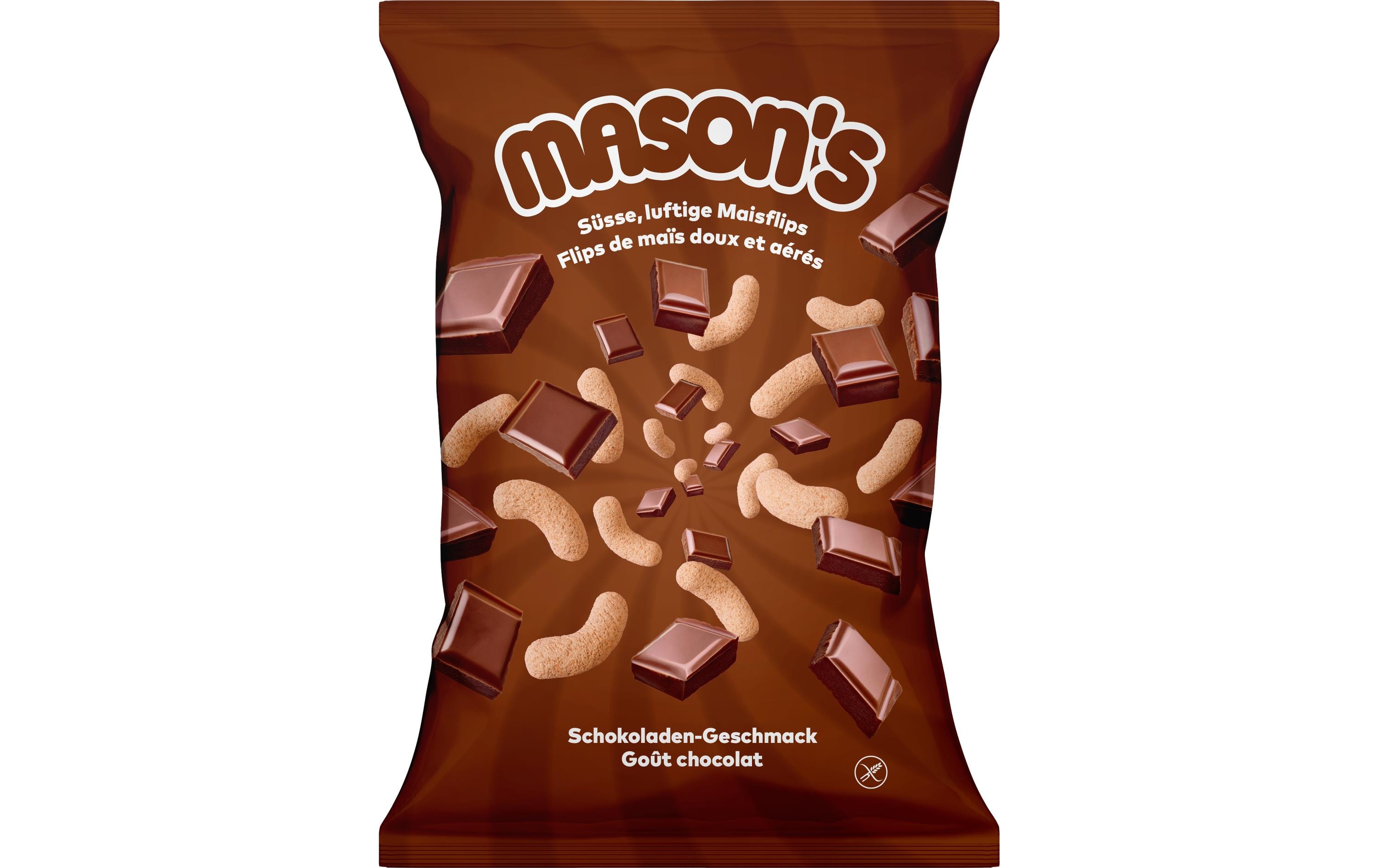 Mason's Maisflips mit Schokolade-Geschmack 50 g Mason's Maisflips mit Schokolade-Geschmack 50 g