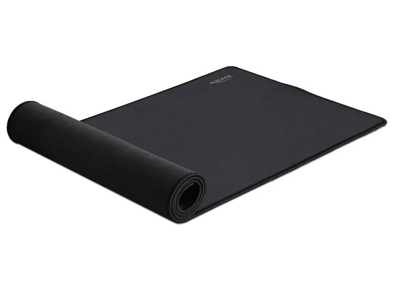 Delock Gaming-Mausmatte 12557 wasserabweisend, Schwarz