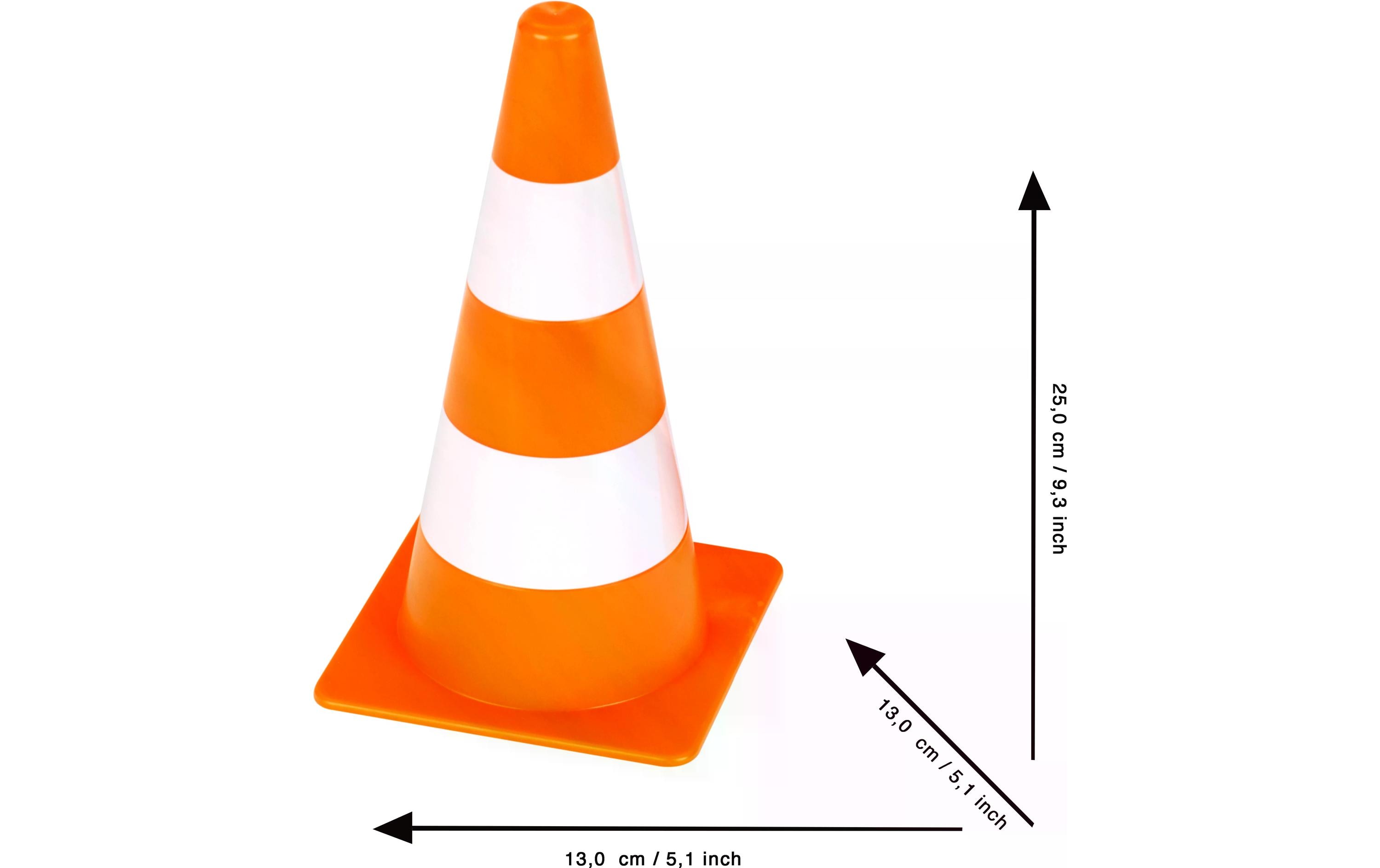 Klein-Toys Strassenverkehr Pylonen Set 10 Stück Klein-Toys Strassenverkehr Pylonen Set 10 Stück