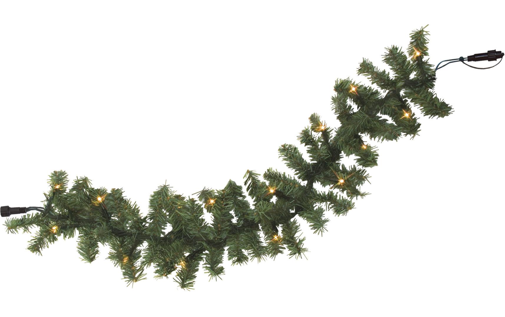 Star Trading System LED Extra Girlande, 600 x 28 cm, Schwarz / Warmweiss