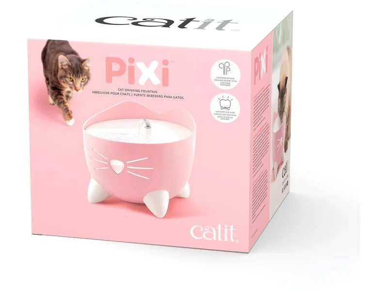 Catit Wasserautomat Pixi Fountain Rosa, 2.5 l Catit Wasserautomat Pixi Fountain Rosa, 2.5 l