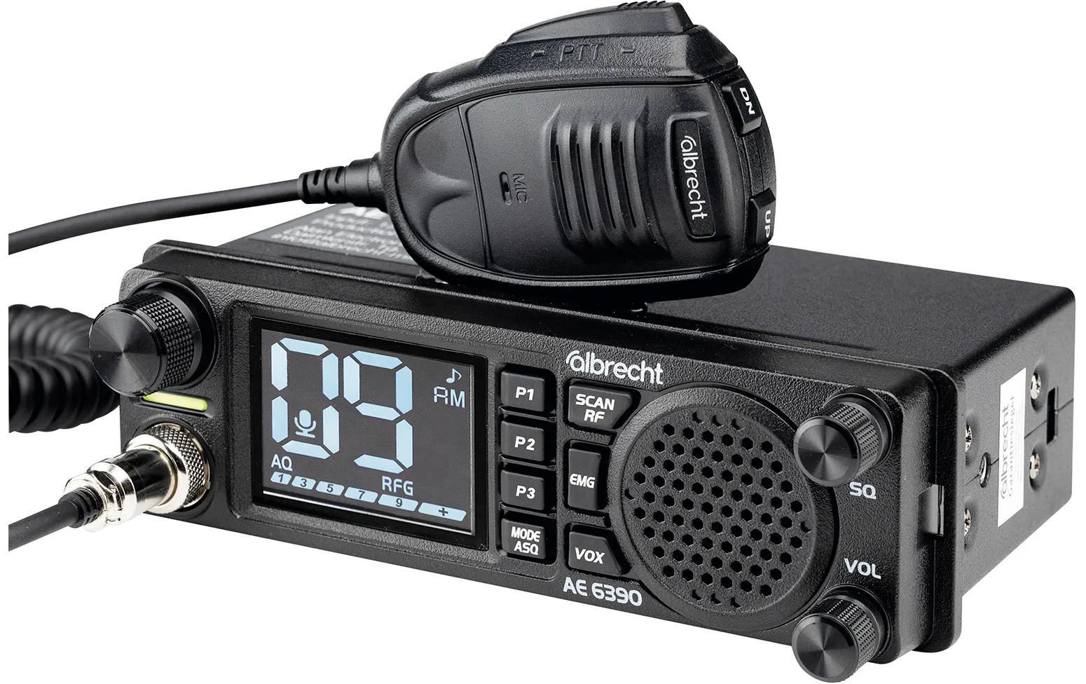 Albrecht CB Funkgerät AE6390, 12 / 24 Volt, 4 Watt, AM / FM