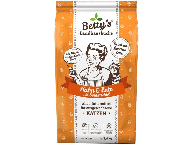Betty's Landhausküche Cat Huhn, Ente 1.4 kg