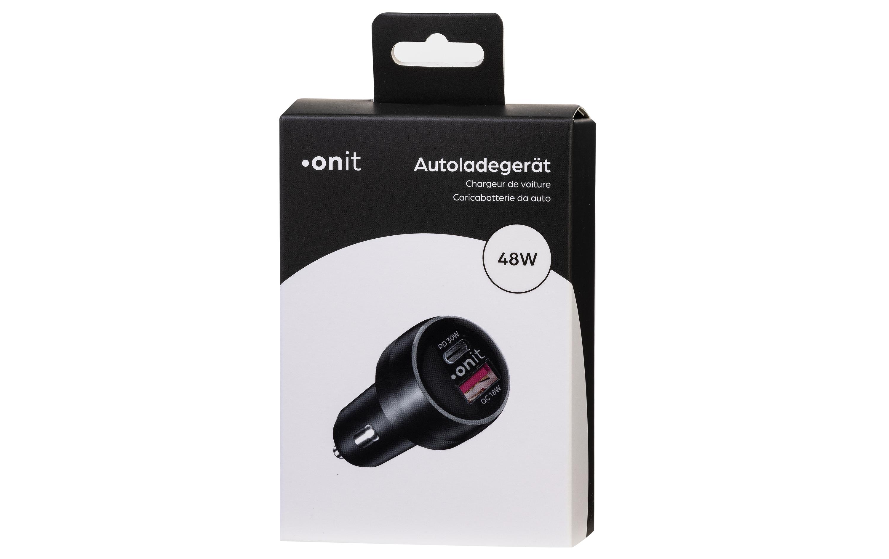 onit Autoladegerät Dual 48 W PD