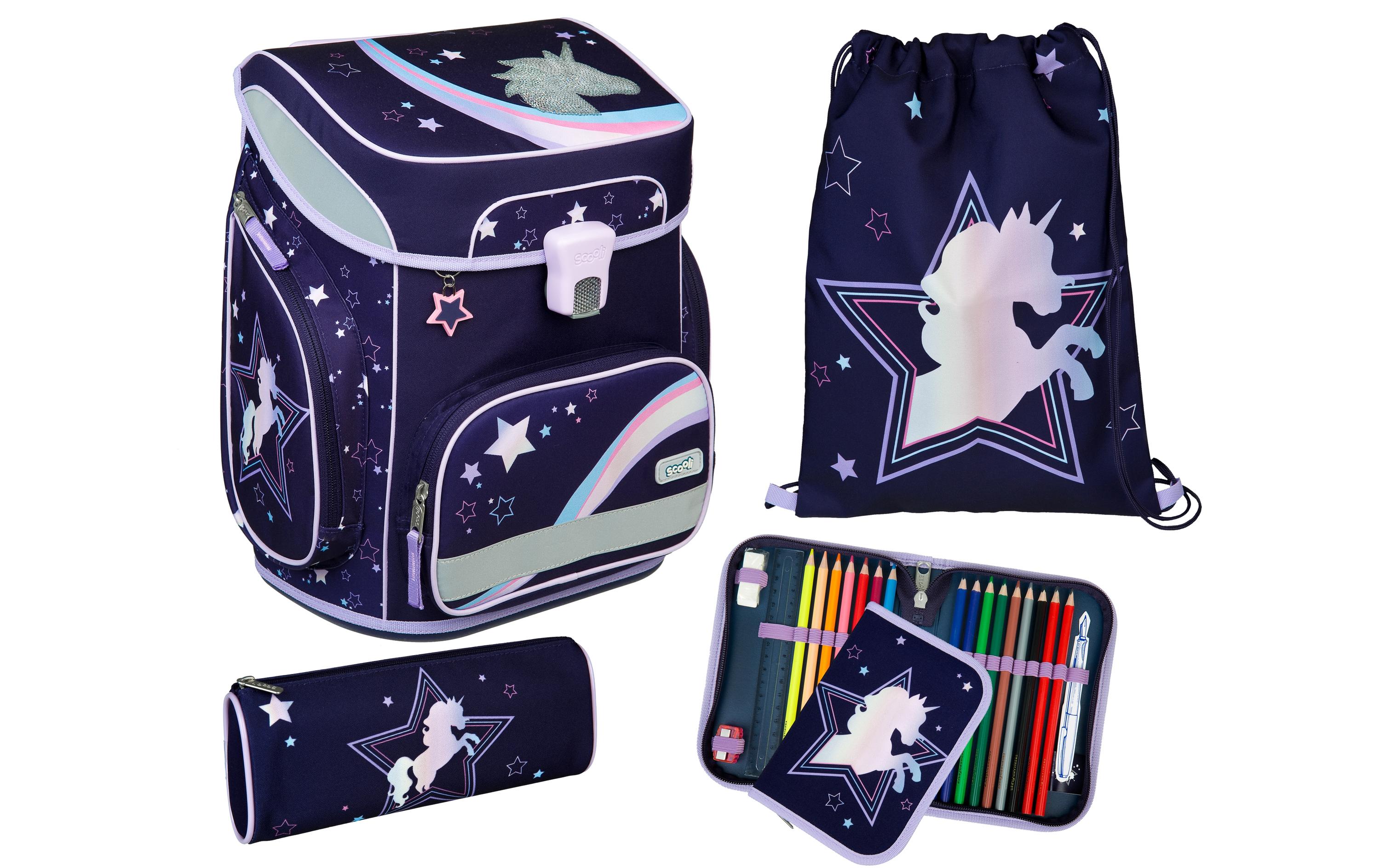 Scooli Schulthek-Set 5-teilig Einhorn, 18 l Scooli Schulthek-Set 5-teilig Einhorn, 18 l