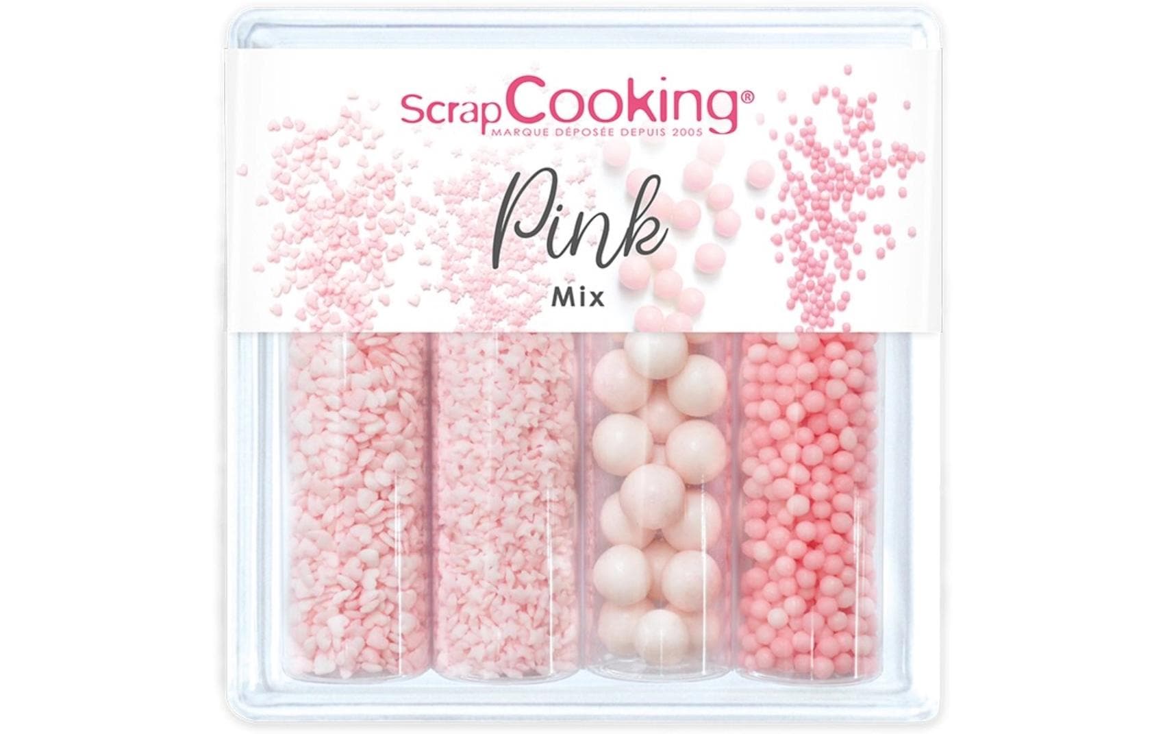 ScrapCooking Zuckerstreusel Mix Pink 68 g, 4 Stück ScrapCooking Zuckerstreusel Mix Pink 68 g, 4 Stück
