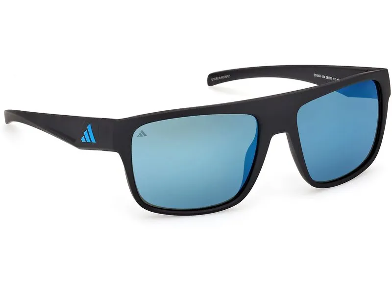 adidas ES0003 Sport Sonnenbrille Matte Black, Blue adidas ES0003 Sport Sonnenbrille Matte Black, Blue