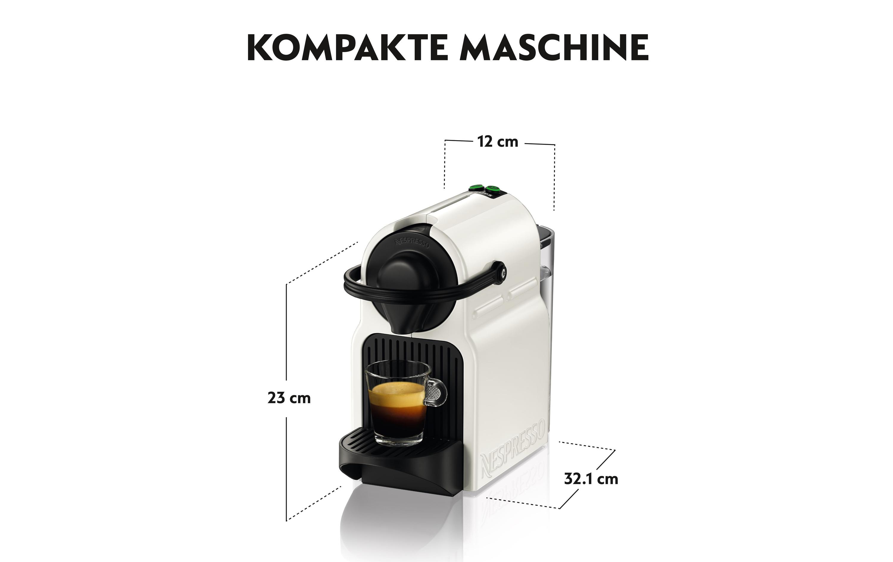 Krups Kaffeemaschine Nespresso Inissia XN1001 Weiss