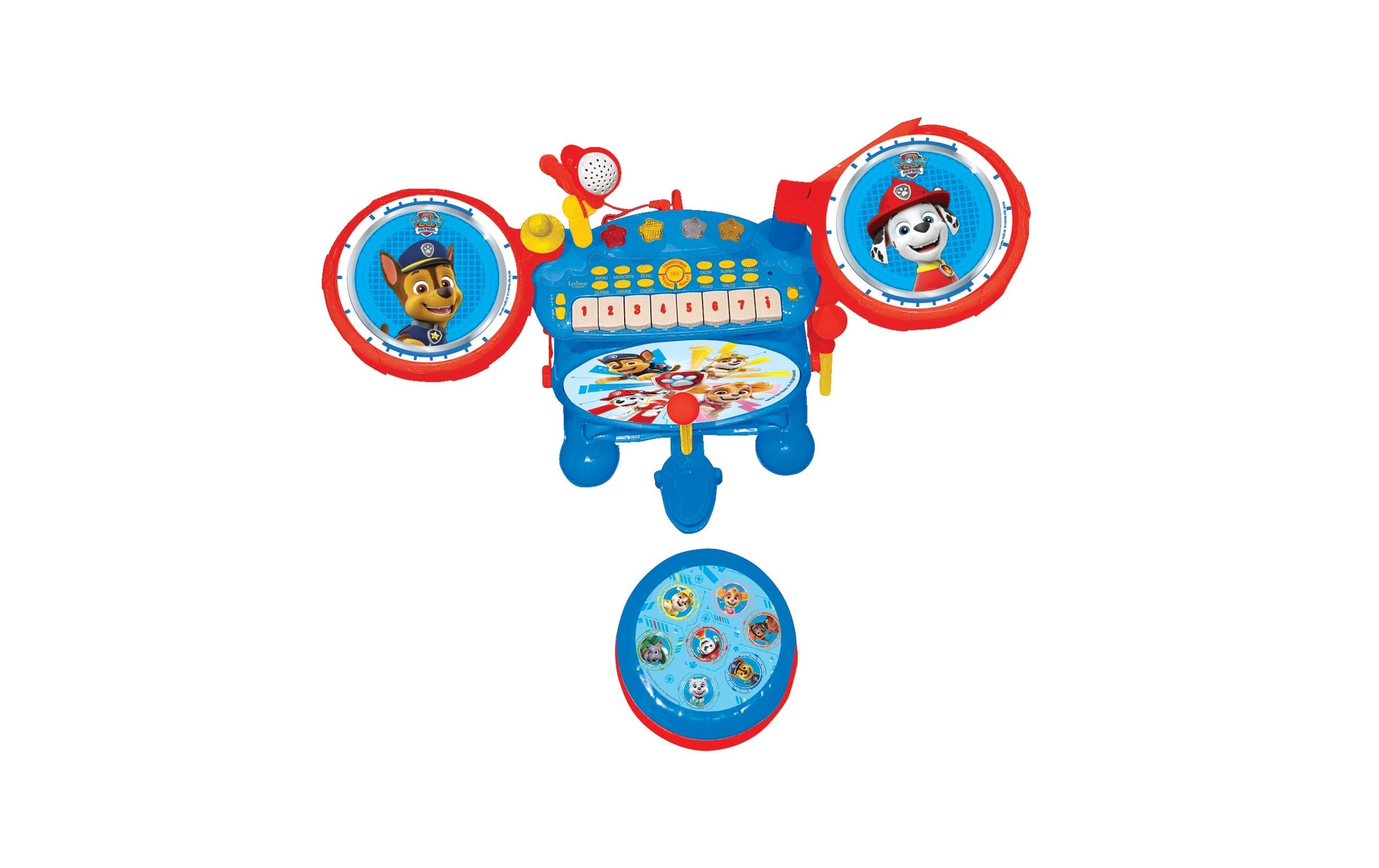 Lexibook Musikinstrument Paw Patrol Elektronisches Schlagzeug