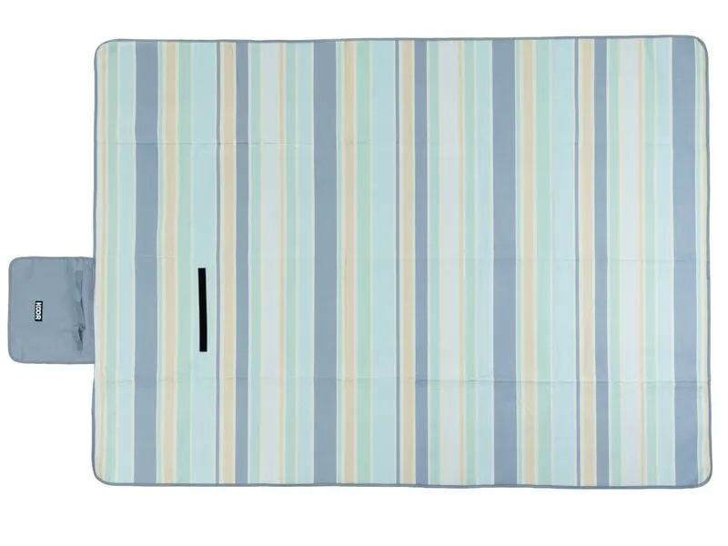 KOOR Picknickdecke Skyline, Blau 150 x 200 cm
