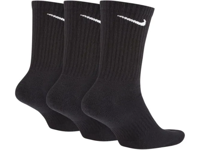 NIKE Crew Socks 3 Pack 38-42, black/white
