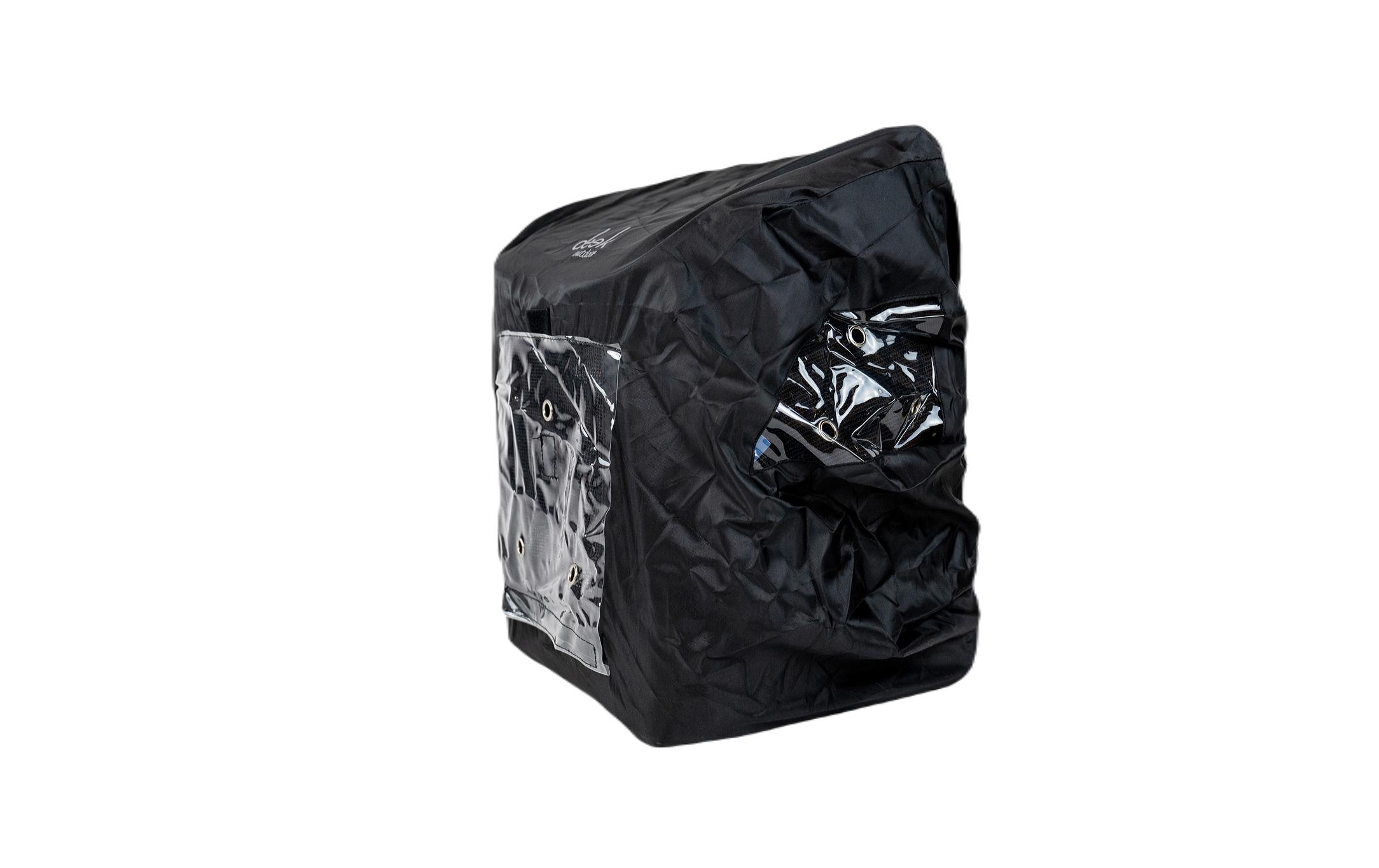 Deek Regenschutz für Hunderucksack, Schwarz Deek Regenschutz für Hunderucksack, Schwarz