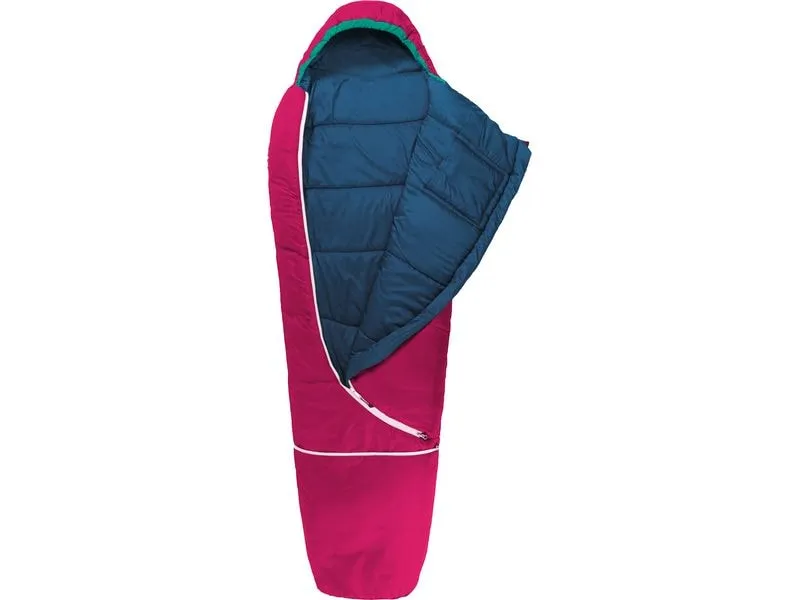 Grüezi Bag Schlafsack Wolle World Traveller 100-170 cm, Himbeerrot